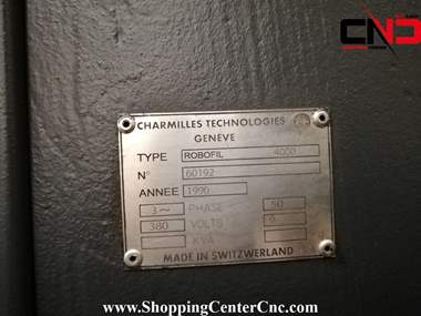 سی ان سی وایرکات پنج محور Charmille robofil 4000 ساخت سوئیس